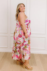 Tropical Dreams Midi Dress Curves