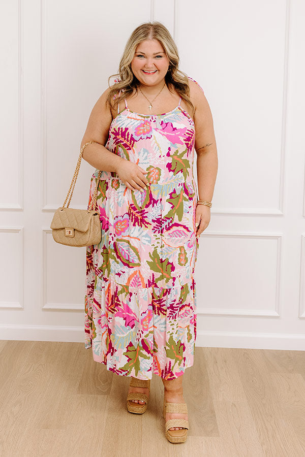 Tropical Dreams Midi Dress Curves