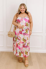 Tropical Dreams Midi Dress Curves