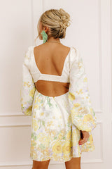 Serene Fields Floral Mini Dress