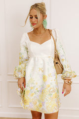 Serene Fields Floral Mini Dress