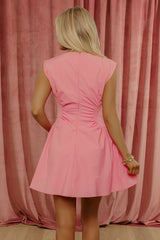 Cheers To Happiness Mini Dress in Pink