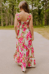 Garden Views Floral Maxi Dress