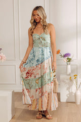 Whisk Me Away Floral Tiered Maxi Dress