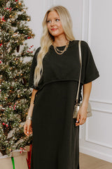 Uptown Muse Knit Midi Dress