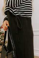 Modern Lines Knit Midi Dress