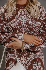 Next Chapter Floral Knit Sweater Mini Dress