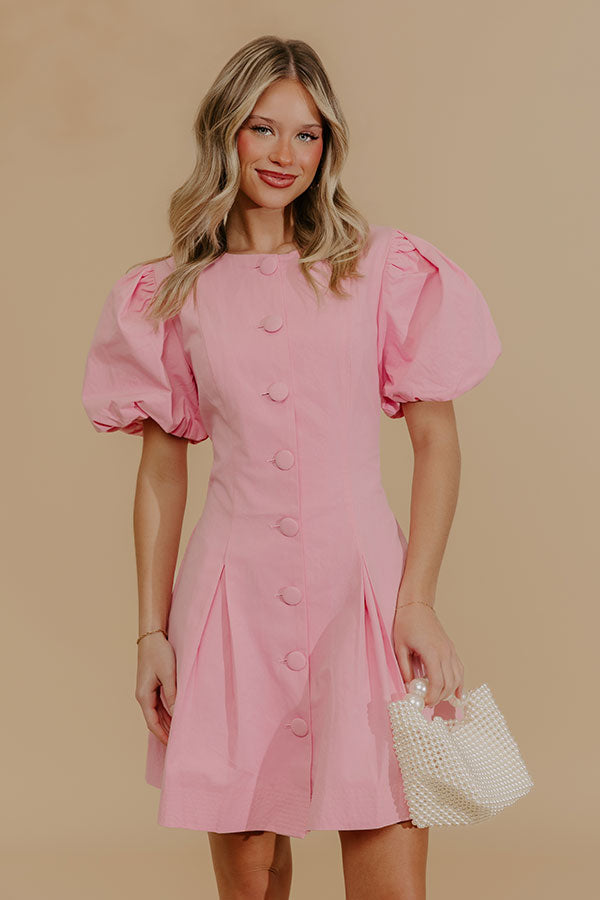 Modern Muse Button Down Mini Dress