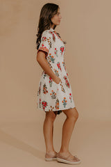 Petal Dream Button Down Mini Dress
