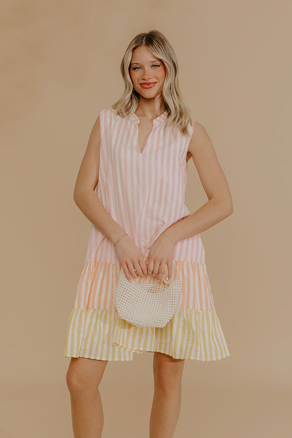 Sweet Surprise Stripe Mini Dress