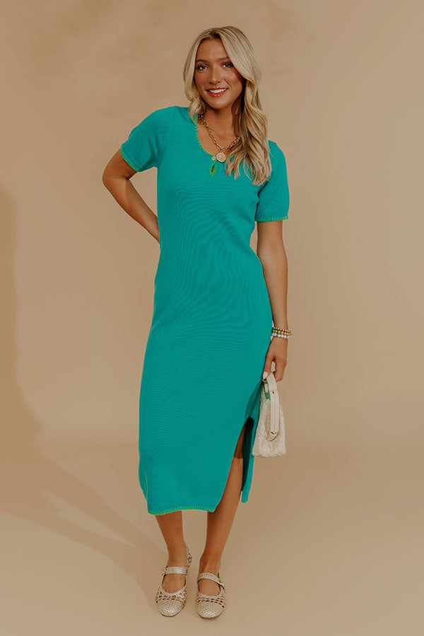 Girls Trip Approved Knit Midi Dress