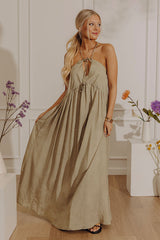 Boho Vibes Vintage Wash Maxi Dress