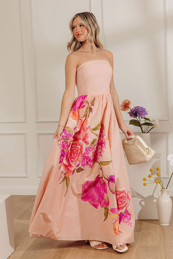 Gentle Grace Floral Maxi Dress