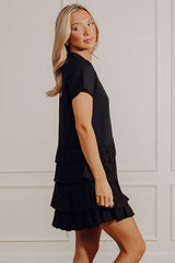 Meet Me on the Dance Floor Ruffle Mini Dress