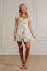 Garden Crush Floral Eyelet Mini Dress