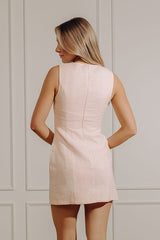 Charm and Ease Tweed Mini Dress