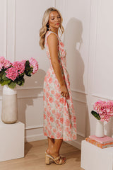Picnic in Europe Floral Midi Dress