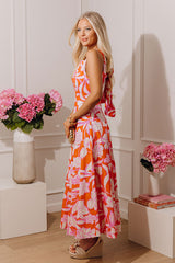 Petals and Plans Floral Midi Dress