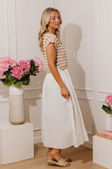 Sunny Stripes Midi Dress