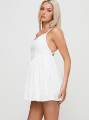 Cona Mini Dress White