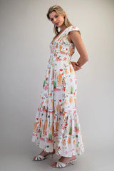 Sienna V-Neck Maxi Dress