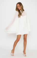 Katelyn Mini Dress ~ Wedding Cake Chiffon