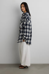 PLAID DISTRESSED VINTAGE SHIRT