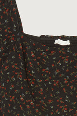 FLORAL SQUARE NECK BLOUSE