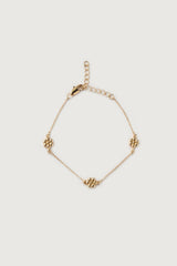 FLOWER ROLO CHAIN BRACELET