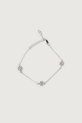 FLOWER ROLO CHAIN BRACELET