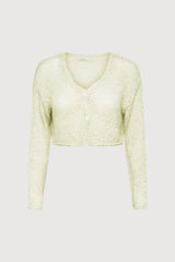 CROPPED CROCHET CARDIGAN