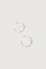 KNOT HOOP EARRING