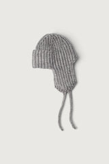KNIT BEANIE WITH EAR FLAPS