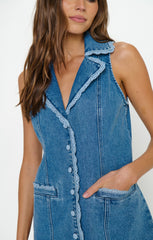 Maddox Dress ~ Waterfall Blue