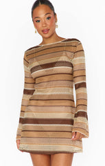 Vacay Mini Coverup ~ Neutral Crochet