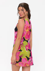 Kiki Mini Dress ~ Tropic Nights Mesh