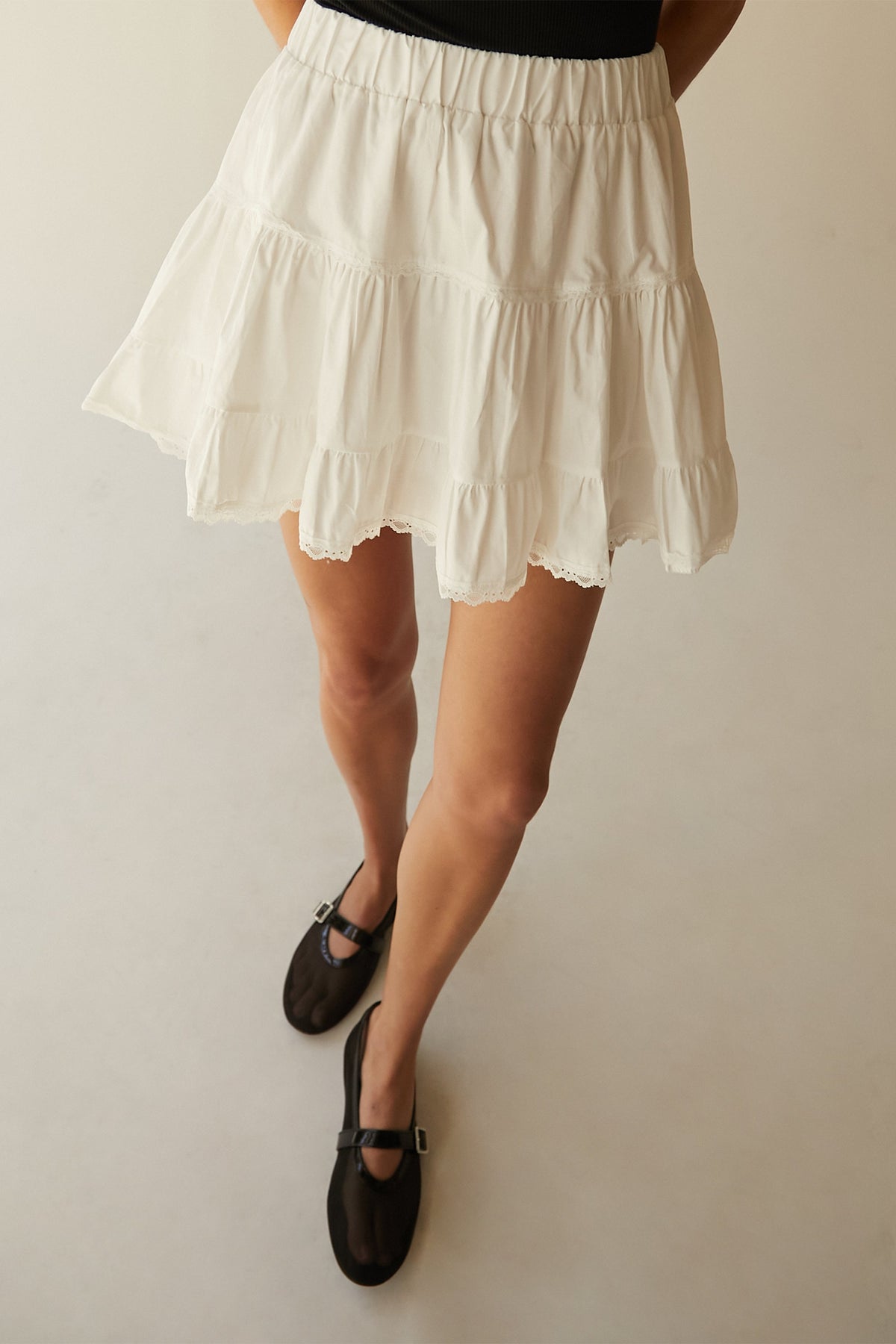 MINI TIERED SKIRT