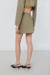 MINI SLIT SKIRT