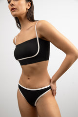 CONTRAST DETAIL BIKINI TOP