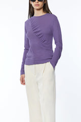 GATHERED DETAIL LONG SLEEVE