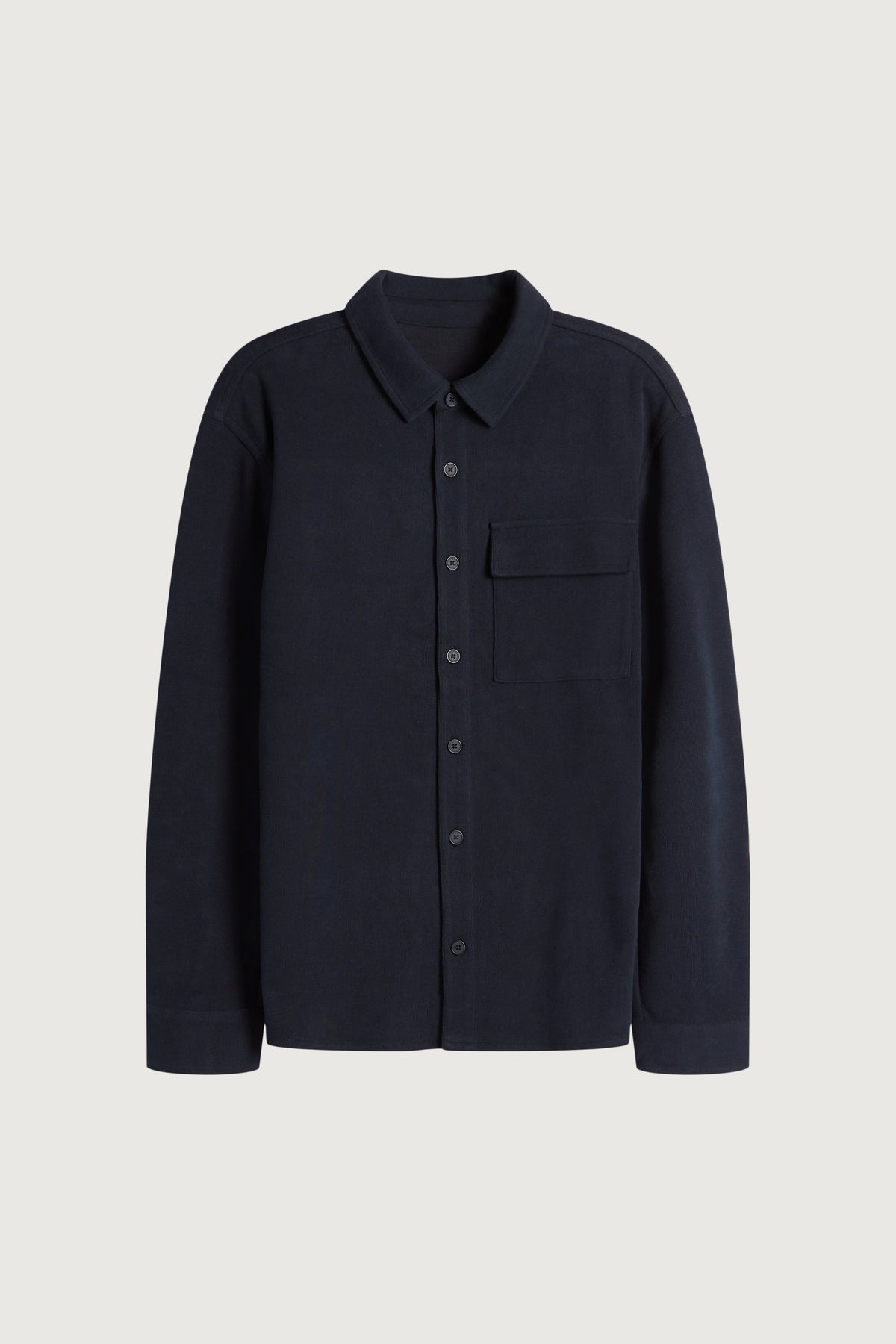 KNIT BUTTON UP SHIRT