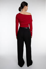 Off the Shoulder Ruched Top
