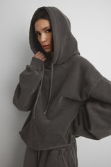FLEECE STUDIO BOYFRIEND HOODIE
