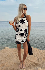 Happy Halter Mini Dress ~ Toasted Coconut Crochet