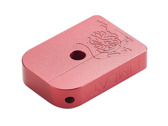 Rød AIP CNC Limcat Puzzle Magasin base til Hi-capa, lille