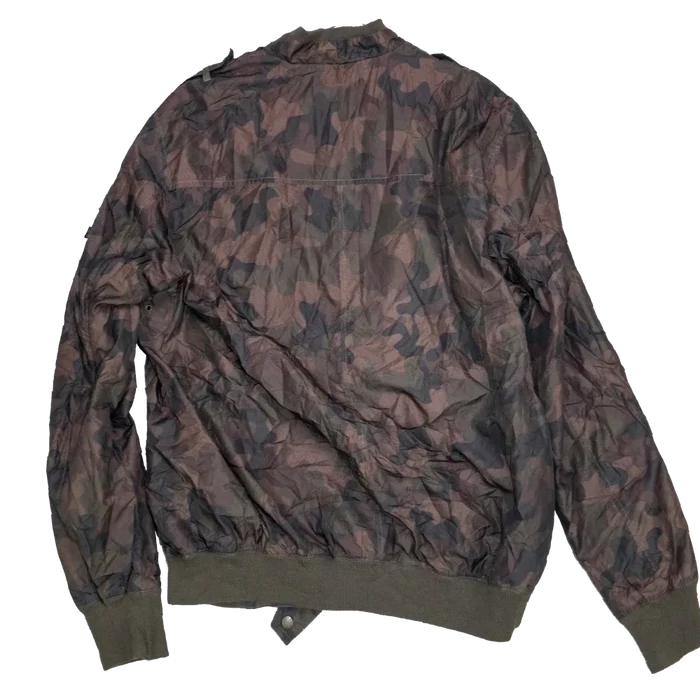 Alpha Industries Camo Lightweight Bomber Jacket - 2XLarge - Army & Outdoors - Flight Jackets