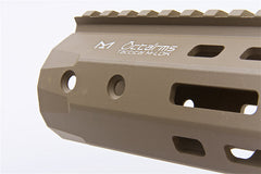 ARES Octarms 145 mm Tactical M-LOK handguard, mørk jord, set ovenfra