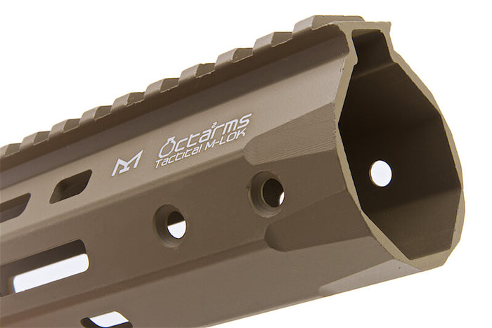 ARES Octarms 145mm Tactical M-LOK handguard, Dark Earth