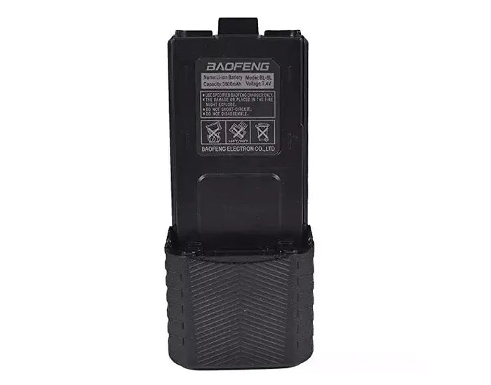 Baofeng stort 3800 mAh batteri, sort