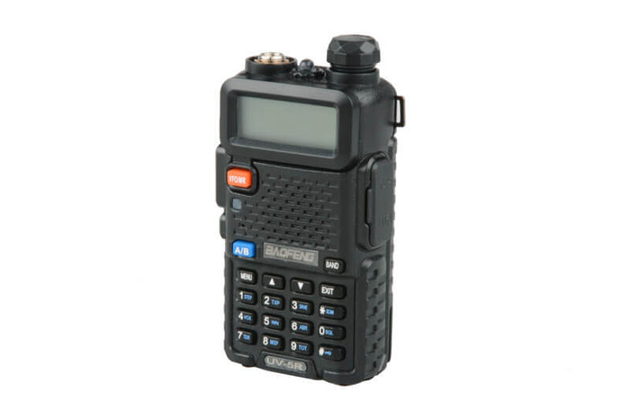 Baofeng UV-5R radio med display og knapper